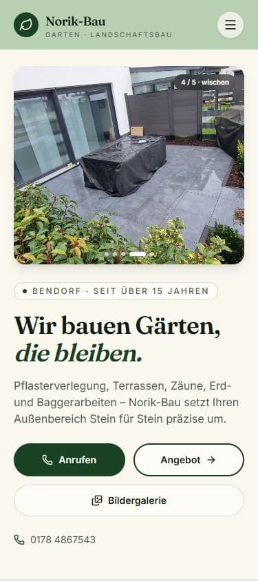 Norik-Bau, Mobil-Ansicht